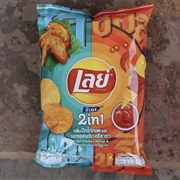 Lay's 2-In-1 Fried Chicken Wings & Sriracha Sauce