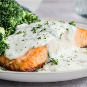 Salmon With Parsley Sauce