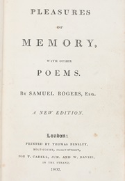 The Pleasures of Memory (Samual Rogers)