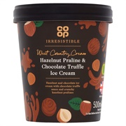 Hazelnut Praline and Chocolate Truffle Ice Cream