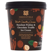 Hazelnut Praline and Chocolate Truffle Ice Cream