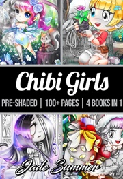 100 Chibi Girls (Grayscale) (Jade Summer)
