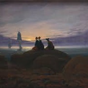 Moonrise Over the Sea- Caspar David Friedrich