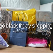 Go Shopping on Black Friday