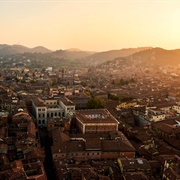 The Old Town and the Two Towers of Bologna