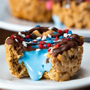 Stars and Stripes S'mores Cups