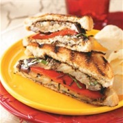 Grilled Eggplant Sandwich