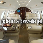 Ride in a Private Jet