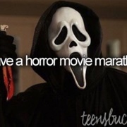 Have a Horror Movie Marathon