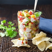 Tropical Sailfish Ceviche