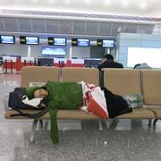 Slept Overnight in an Airport