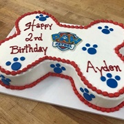 Dog's Birthday Pound Cake
