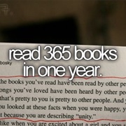 Read 365 Books in a Year