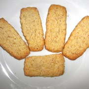 Vegan Almond Vanilla Bar Cookies