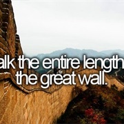 Walk the Entire Length of the Great Wall of China