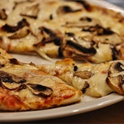 Vegan Mushroom Pizza