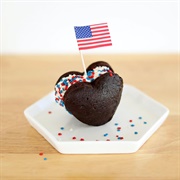 Baristas + Bites 4th of July Vegan Chocolate Whoopie Pie