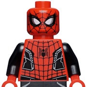 Spider-Man - SH782 - Black and Red Suit, Small Black Spider, Silver Trim (Upgraded Suit)