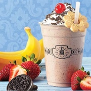Potbelly Oreo Cookie Banana Split Shake