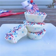 Microwave Vanilla Cream Fudge Bites