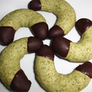 Vegan Pumpkin Seed Lemon & Cinnamon Crescents