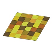 Yellow Blocks Rug