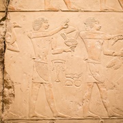 Hidden Egyptian Temple in Field Museum Break Room