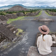 Top of Teotihuacan