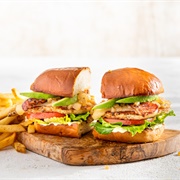 Bacon Avocado Grilled Chicken Sandwich