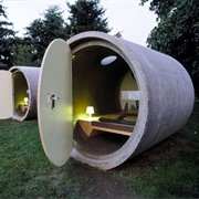 Drainpipe Hotel, Austria