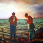 The Angelus After Millet – Queau