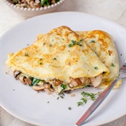 Mushroom Crepes