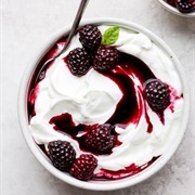 Blackberry Yogurt