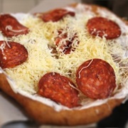 Pepperoni Lángos