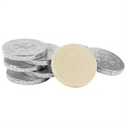 White Chocolate Coins