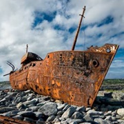 MV Plassy, Inisheer, Aran Islands, Ireland