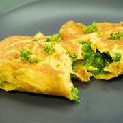 Pea Omelette