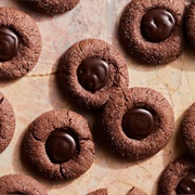 Chocolate Thumbprint Cookies