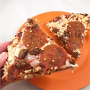 Pepperoni Injera Pizza