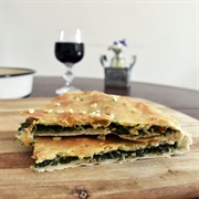 Soparnik (Croatian Flat Swiss Chard Pie)