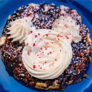 Stage Door Café Peppermint Mocha Funnel Cake