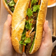 Satay Beef Bahn Mi