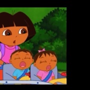 Dora, Guillermo, and Isabela