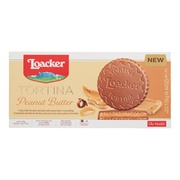 Loacker Peanut Butter Milk Chocolate Tortina Wafers