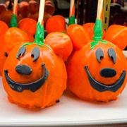 Mickey Pumpkin Caramel Apple