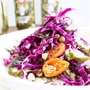 Pickle Brine Slaw