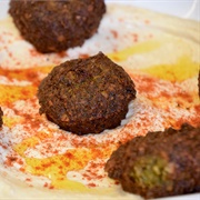 Falafel With Smoked Paprika Hummus