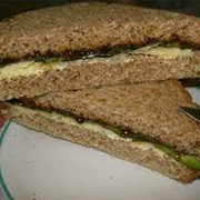 Marmite and Lettuce Sandwich
