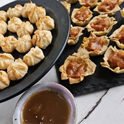 48 Filo Amuse-Bouche--Half Savory, Half Sweet