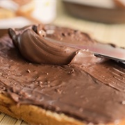 Toast With Homemade Chocolate Spread